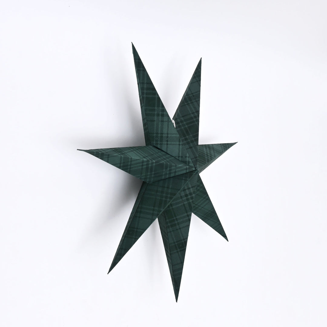 Handmade Paper Star Hanging Ornament | Christmas & Seasonal Ornament | 75 cm
