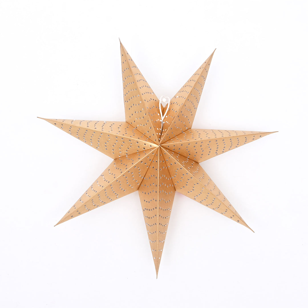 Handmade Paper Star Hanging Ornament | Seasonal Decor | 46 cm