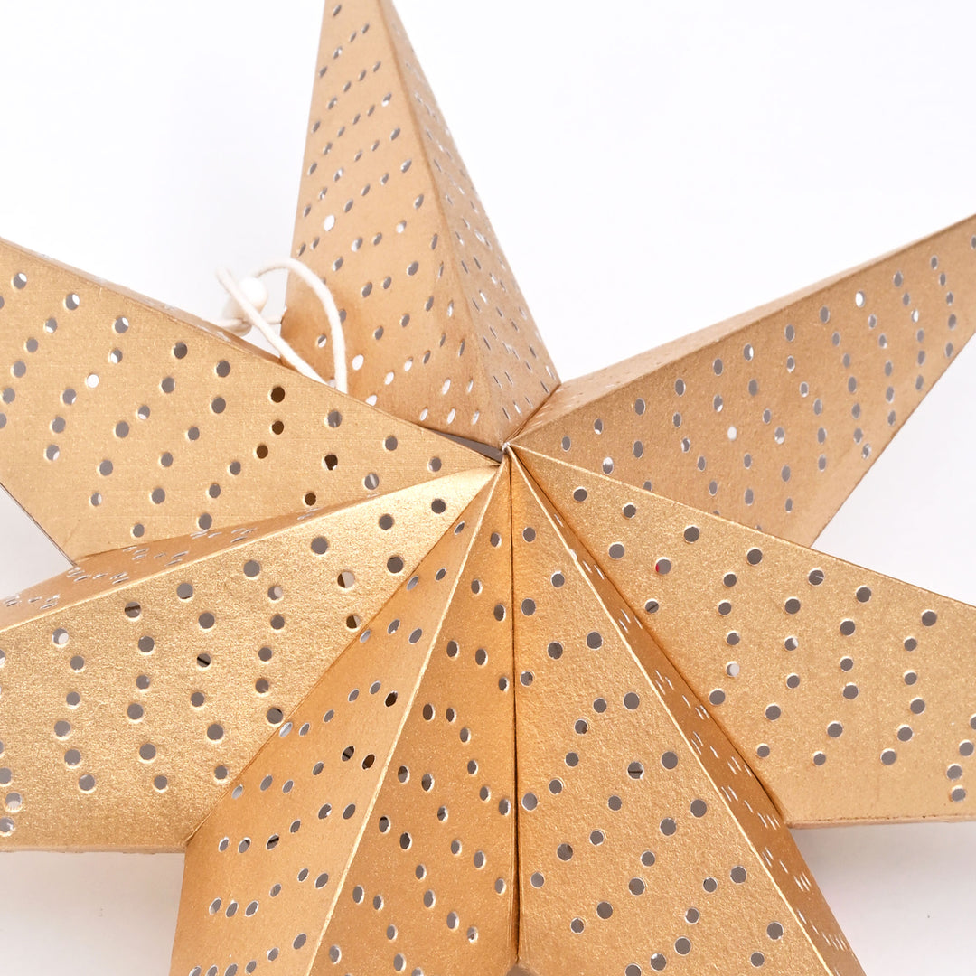 Handmade Paper Star Hanging Ornament | Seasonal Decor | 46 cm