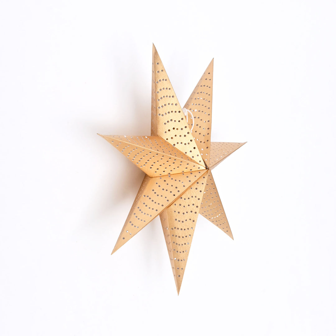 Handmade Paper Star Hanging Ornament | Seasonal Decor | 46 cm