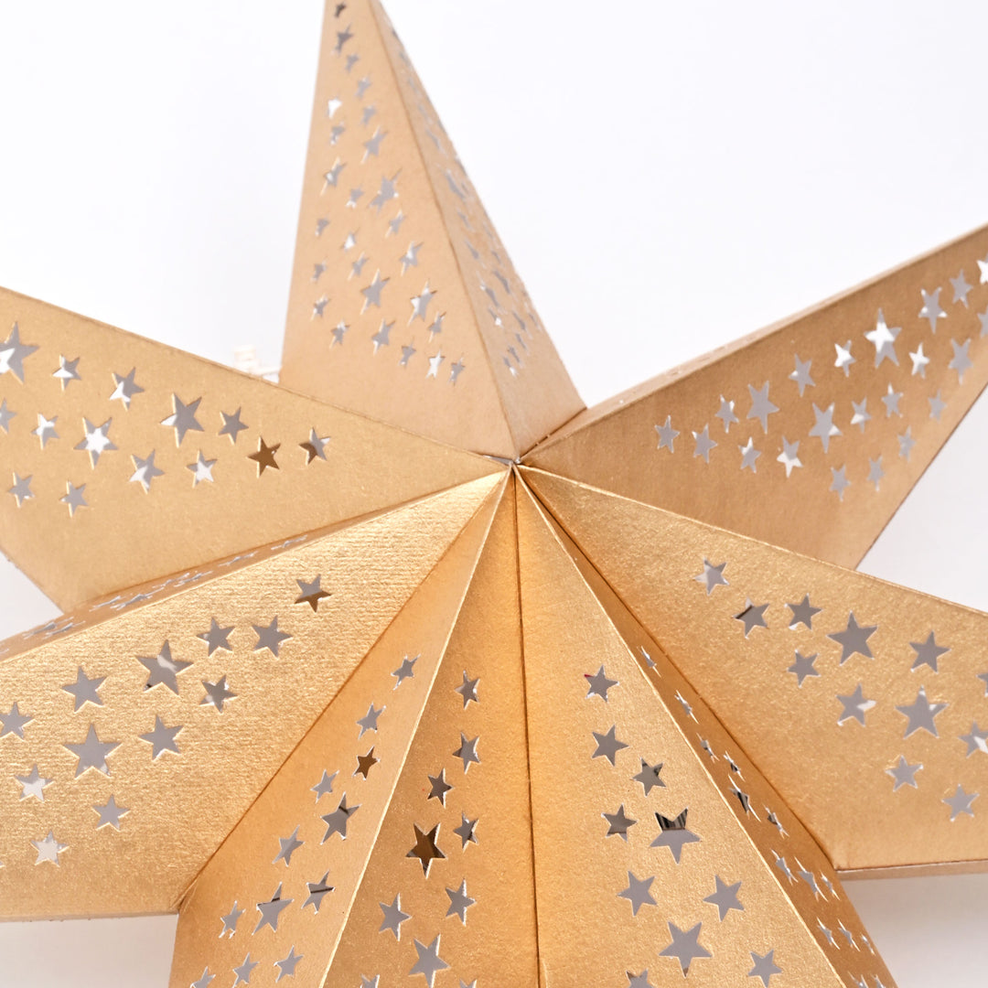Handmade Paper Star Hanging Ornament | Christmas & Seasonal Decor | 60 cm