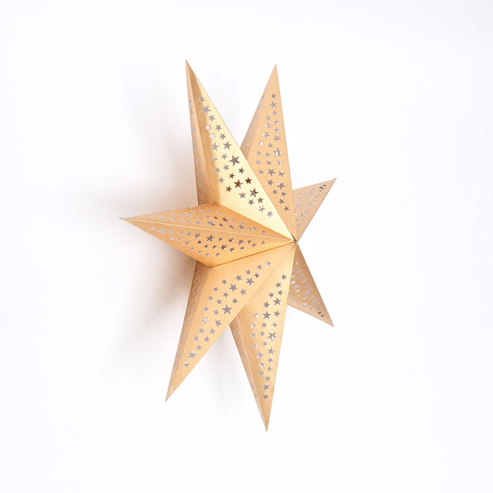 Handmade Paper Star Hanging Ornament | Christmas & Seasonal Decor | 60 cm