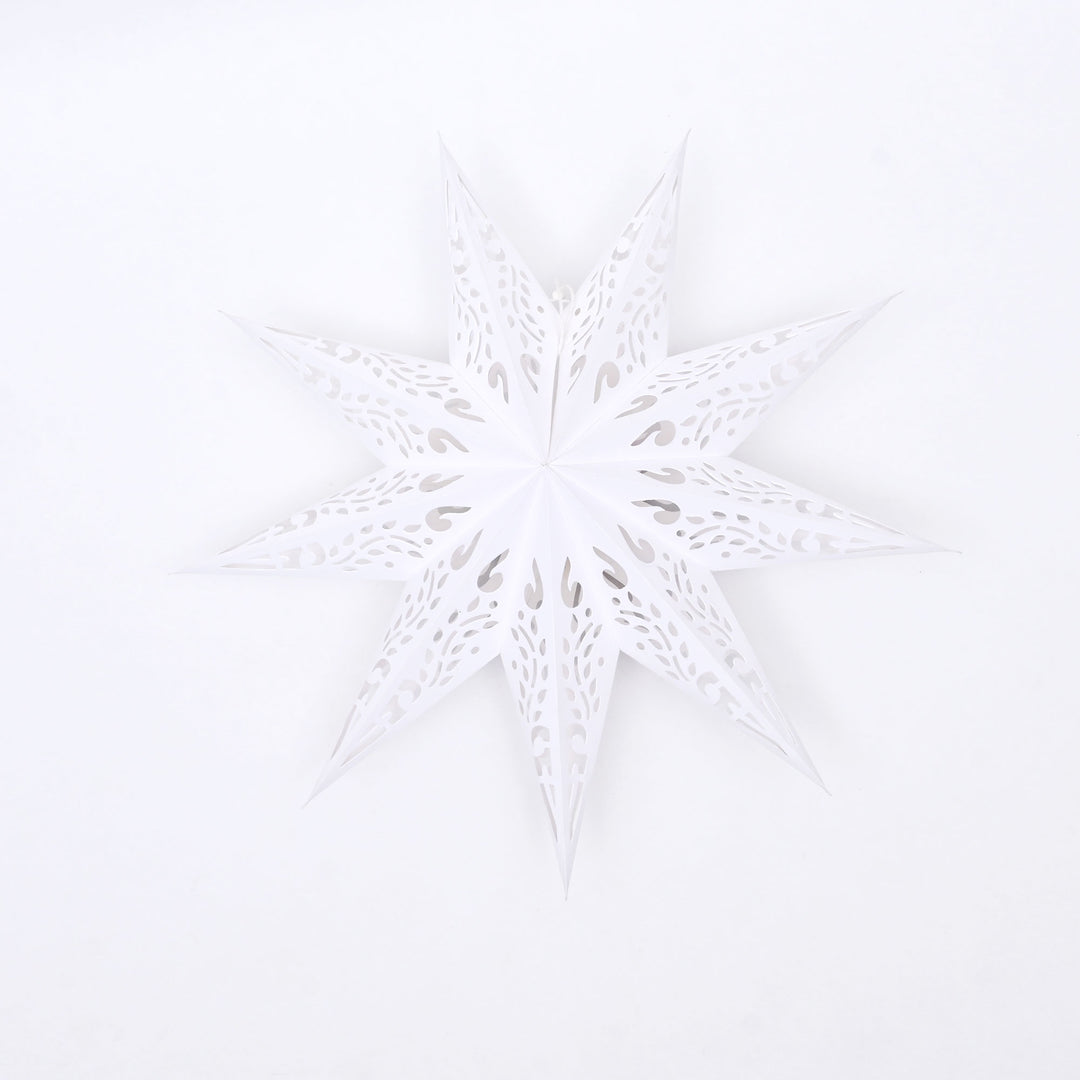 Handmade Paper Star Hanging Ornament | Holiday Decor | 60 cm