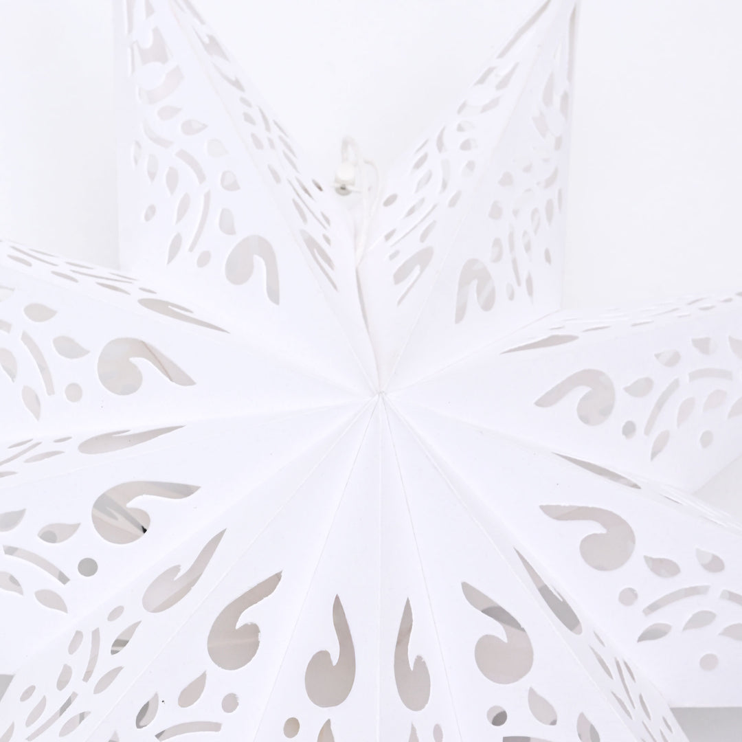 Handmade Paper Star Hanging Ornament | Holiday Decor | 60 cm