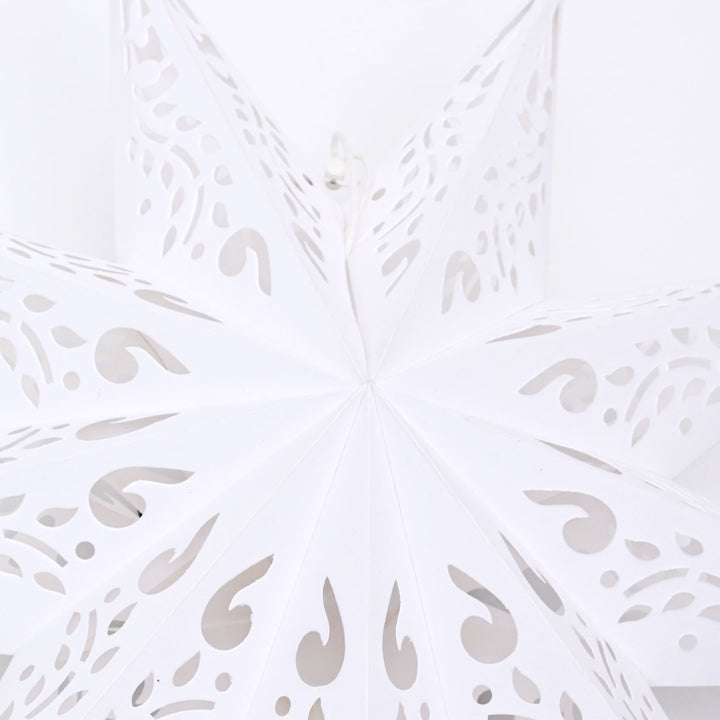 Handmade Paper Star Hanging Ornament | Holiday Decor | 60 cm