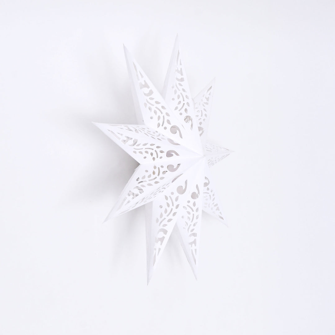 Handmade Paper Star Hanging Ornament | Holiday Decor | 60 cm