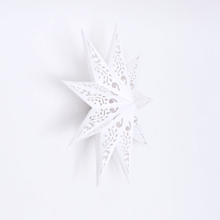 Handmade Paper Star Hanging Ornament | Holiday Decor | 60 cm