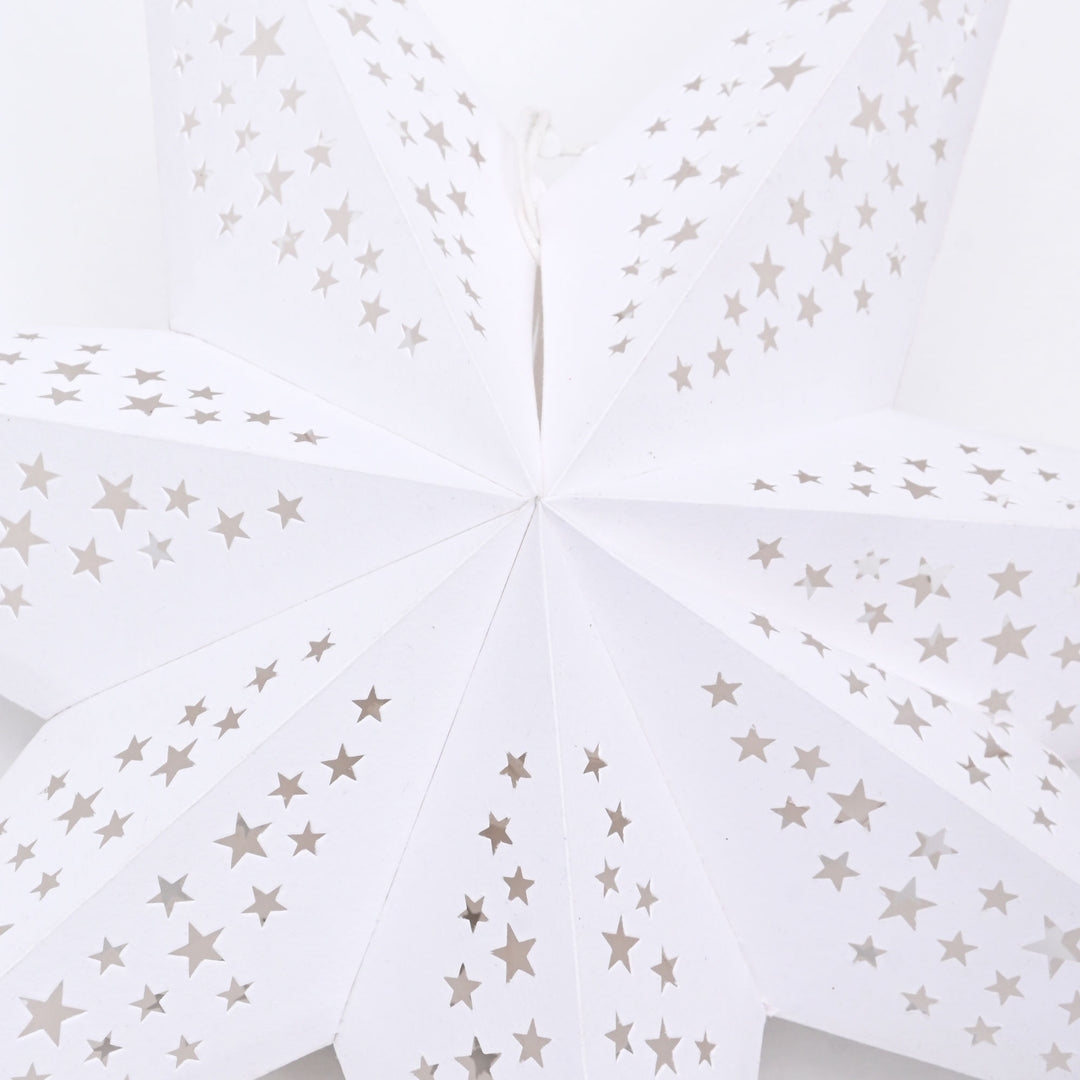 Handmade Paper Star Hanging Ornament | Festive Decor | 60 cm