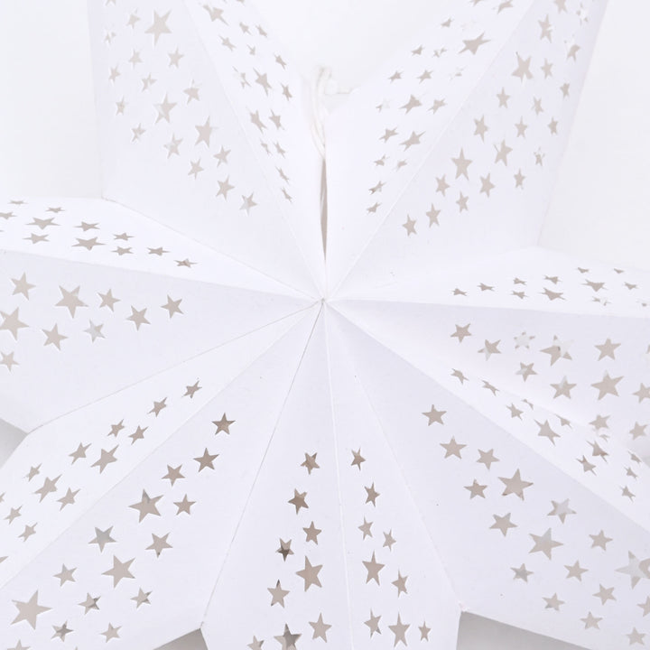 Handmade Paper Star Hanging Ornament | Festive Decor | 60 cm