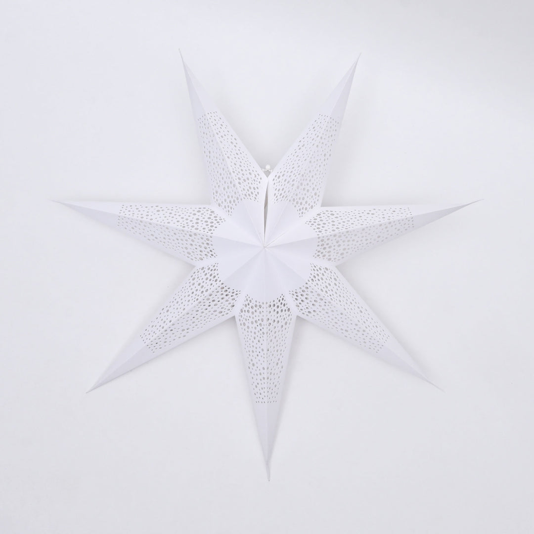 Handmade Paper Star Hanging Ornament | Christmas & Seasonal Decor | 75 cm