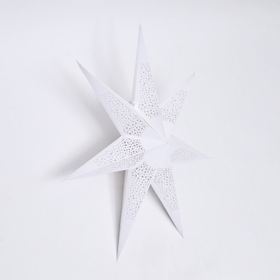 Handmade Paper Star Hanging Ornament | Christmas & Seasonal Decor | 75 cm