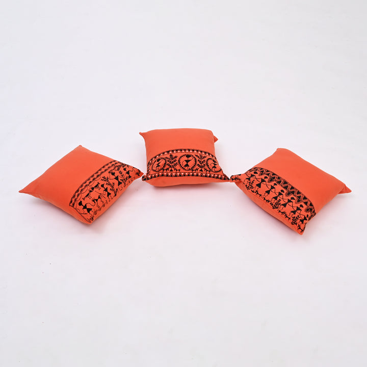 Cotton Cushion Covers - 3 Pc Set