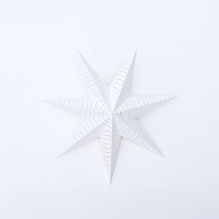 Handmade Paper Star Hanging Ornament | Christmas Hanging Decor | 46 cm
