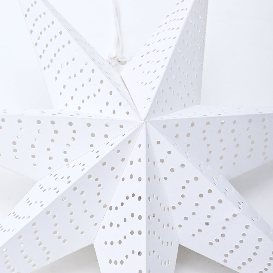 Handmade Paper Star Hanging Ornament | Christmas Hanging Decor | 46 cm