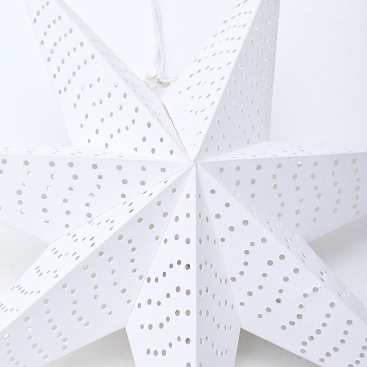 Handmade Paper Star Hanging Ornament | Christmas Hanging Decor | 46 cm