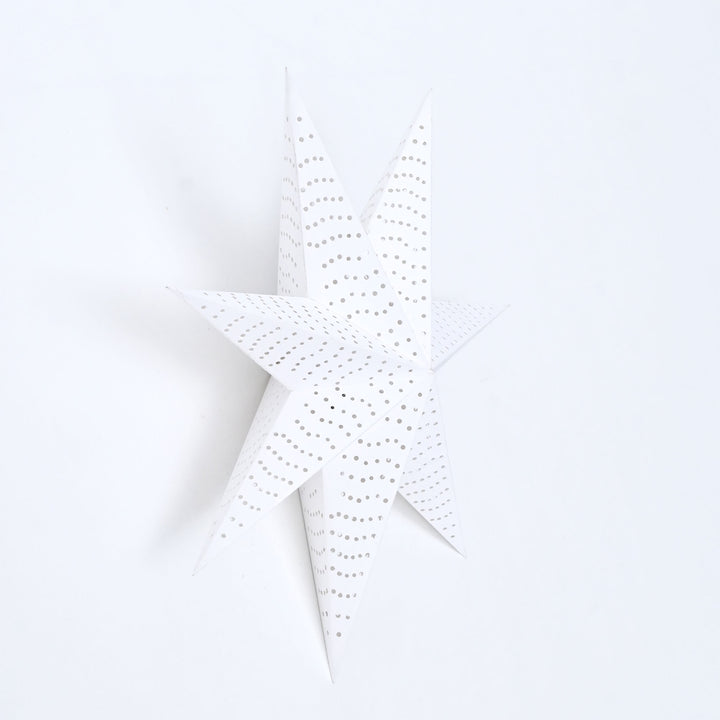 Handmade Paper Star Hanging Ornament | Christmas Hanging Decor | 46 cm