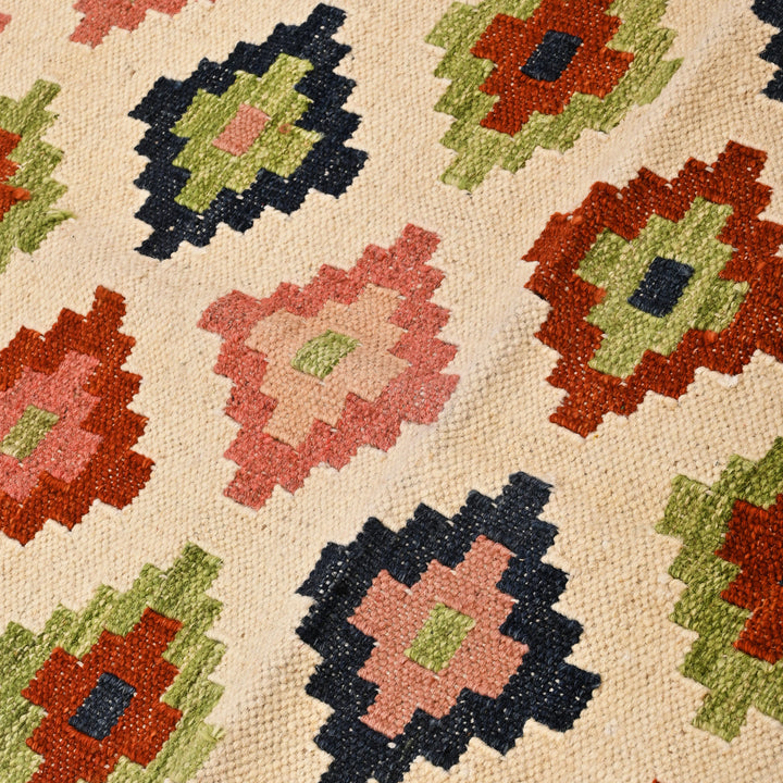 Desert Jewel Handwoven Kilim Wool Rug-60X36"