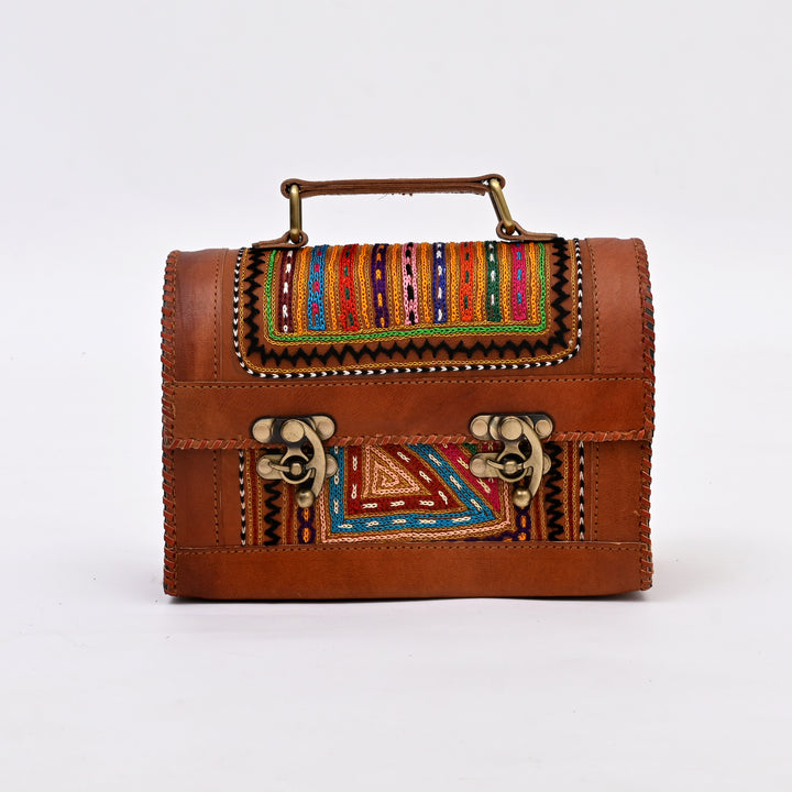 Handcrafted Goat Leather Utility Bag | Spacious with Multicompartment Design