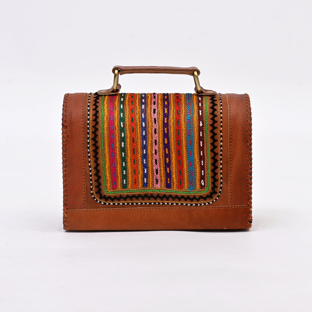 Handcrafted Goat Leather Utility Bag | Spacious with Multicompartment Design