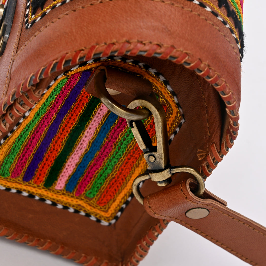 Handcrafted Goat Leather Utility Bag | Spacious with Multicompartment Design