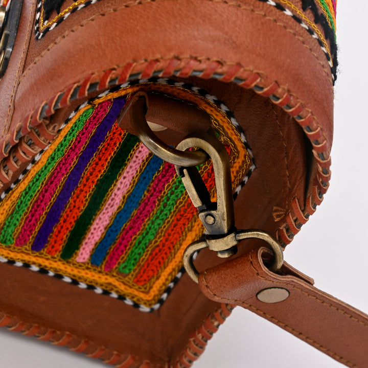 Handcrafted Goat Leather Utility Bag | Spacious with Multicompartment Design