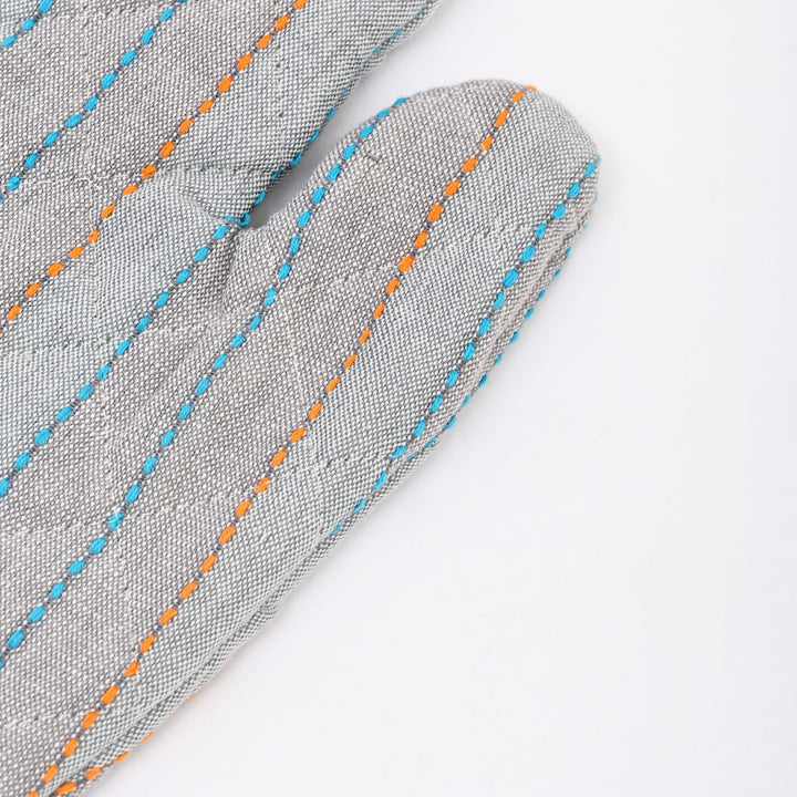 Quilted Cotton Oven Mitt & Pot Holder Set | Heat Resistant Kitchen Essentials