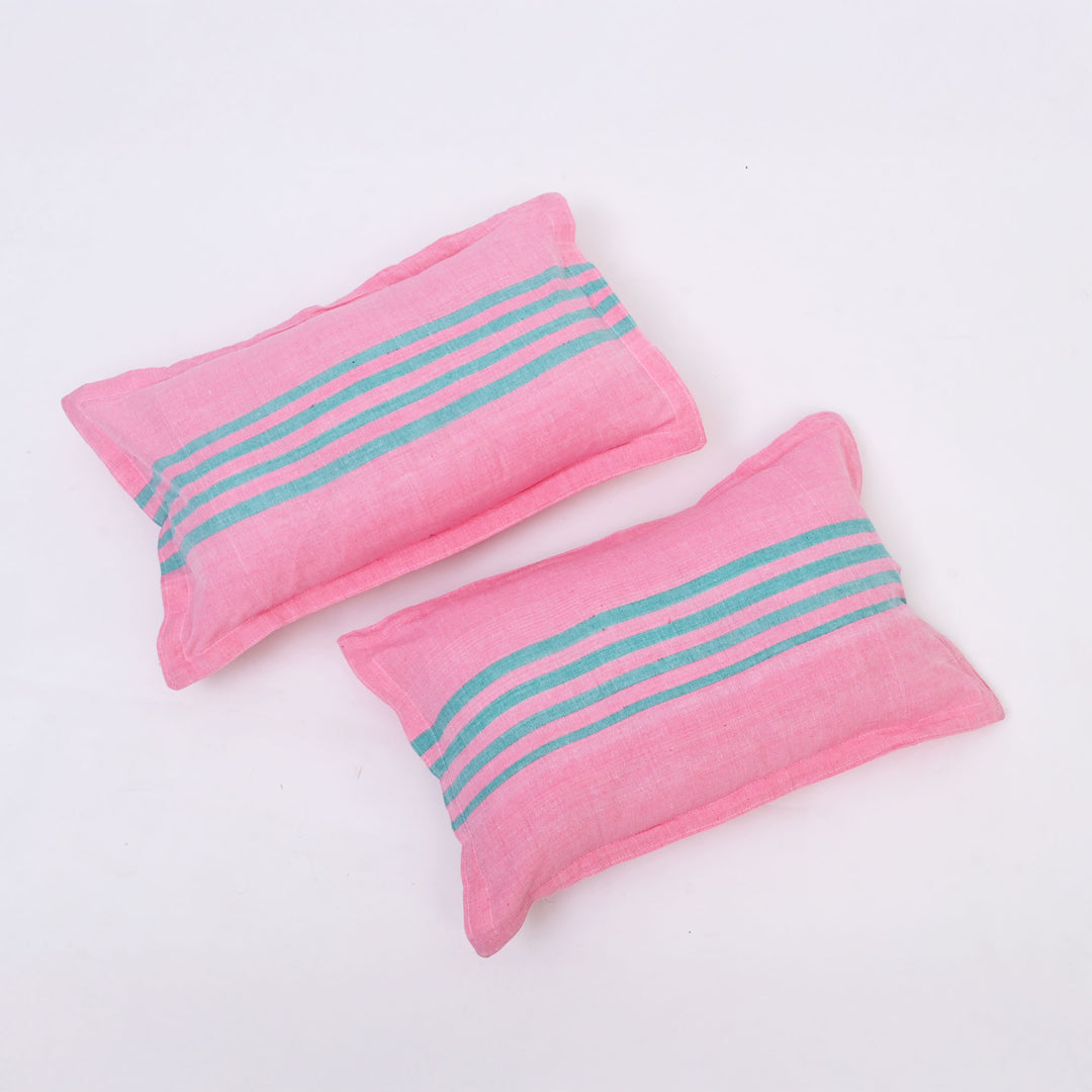 Handwoven Cotton Bedsheet with 2 Pillow Cover