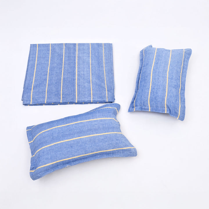 Handwoven Cotton Bedsheet with 2 Pillow Cover