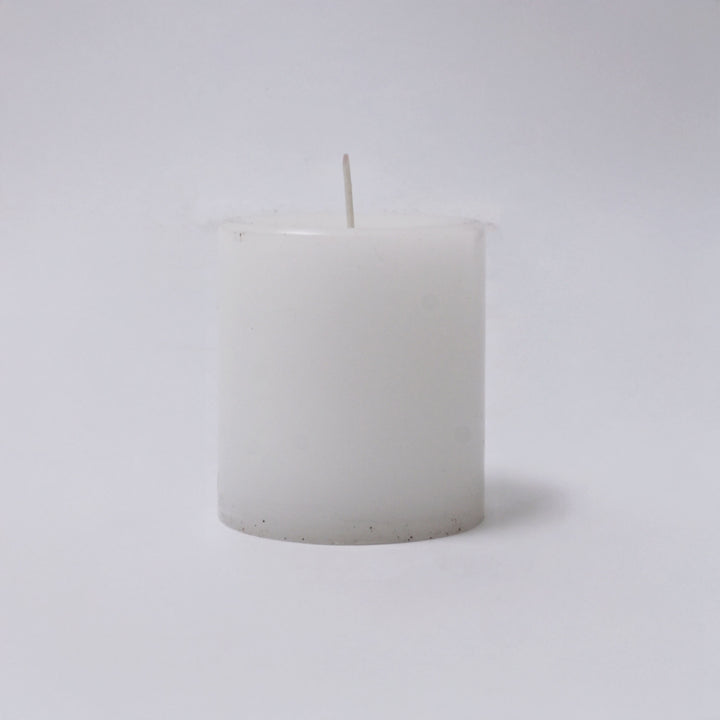 Hand-Poured Unscented Pillar Candle