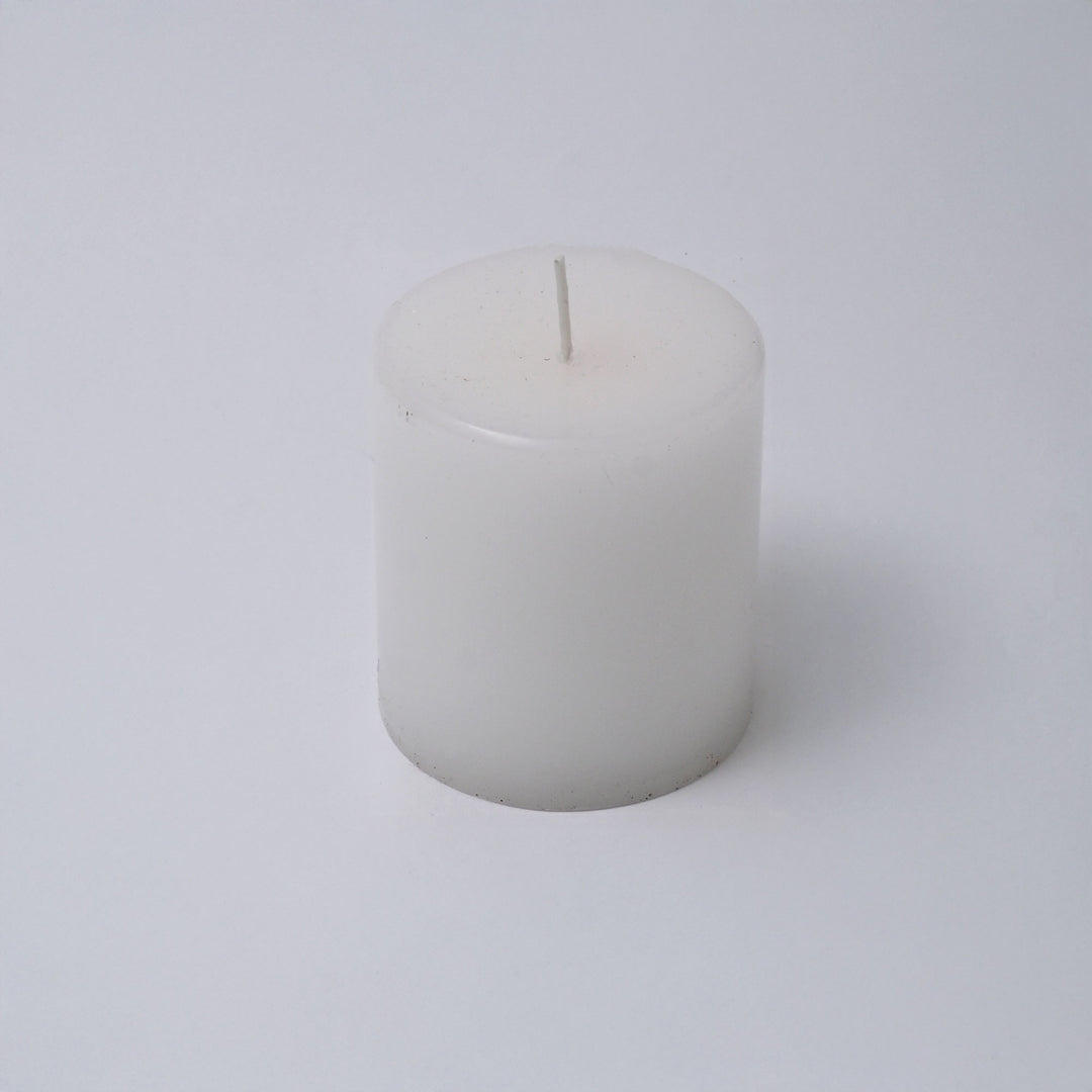 Hand-Poured Unscented Pillar Candle