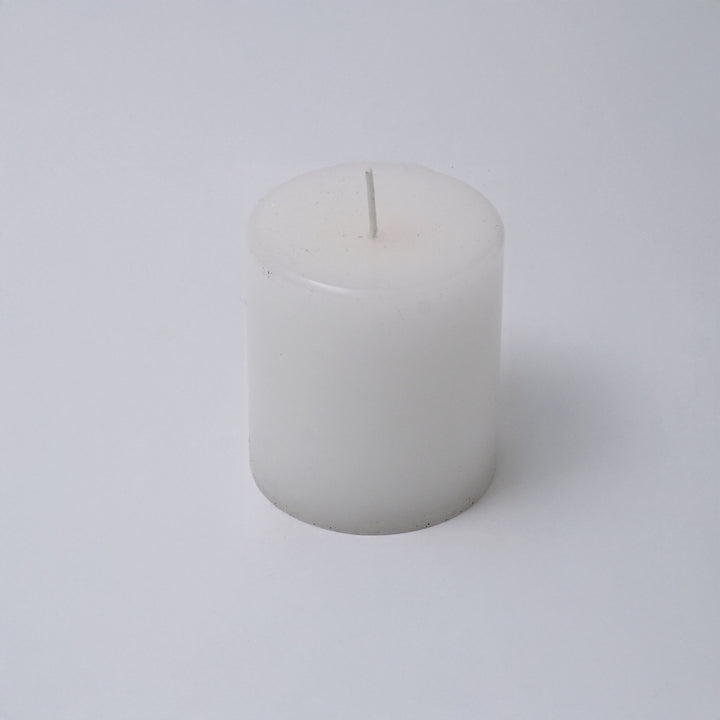 Hand-Poured Unscented Pillar Candle
