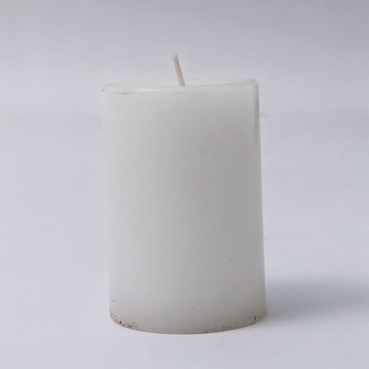 Hand-Poured Unscented Pillar Candle