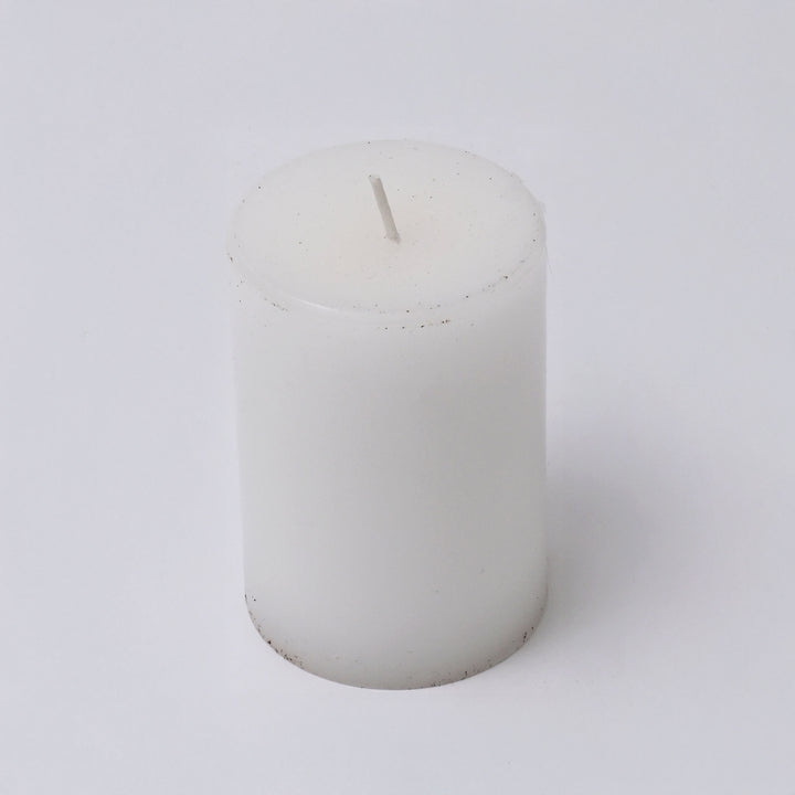 Hand-Poured Unscented Pillar Candle