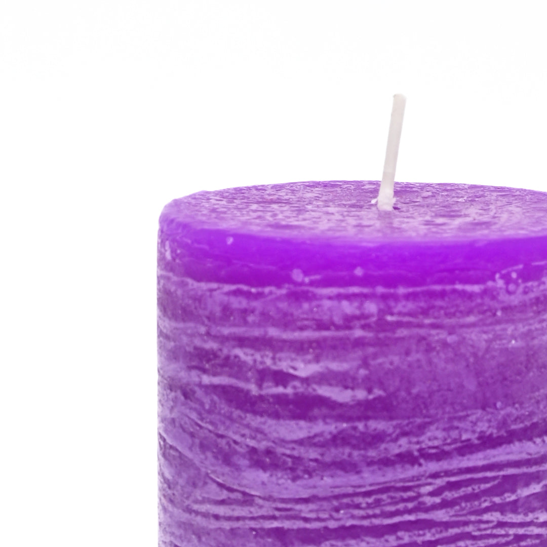 Pillar Candle | Rustic Finish | 6.5”