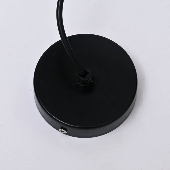 Hanging Iron Pendant Light | Black | Sleek Industrial Style Lighting