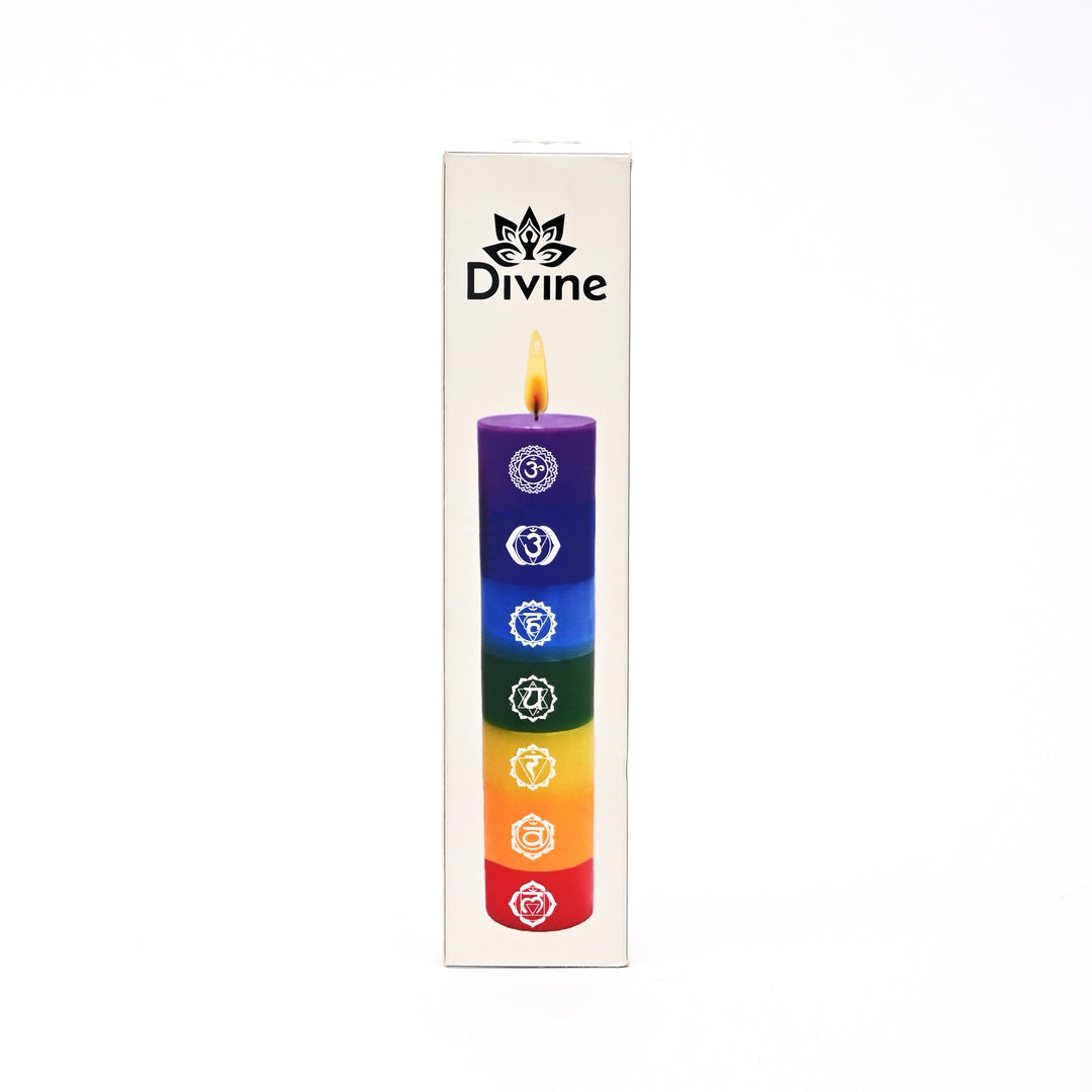 7 Chakra Candle