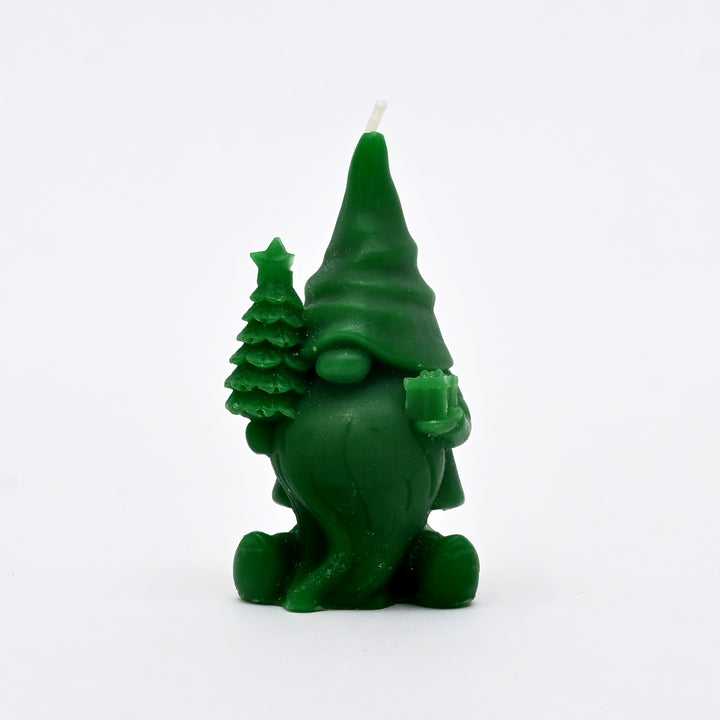 Santa Candle | Red, White & Green Christmas Decorative Candles | 5.3 x 8 x 2 Inch