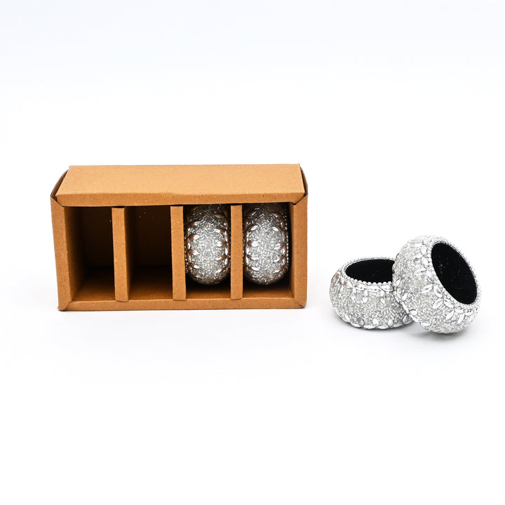 Festive Beaded Napkin Rings