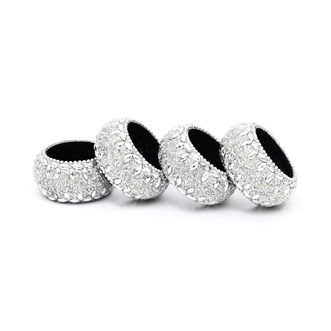 Festive Beaded Napkin Rings