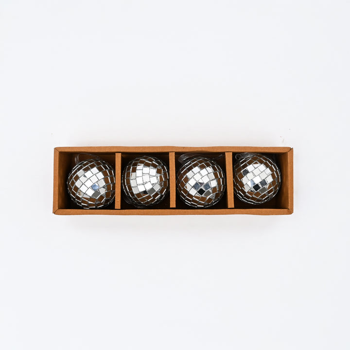 Glass Mosiac Hanging Ball Ornaments