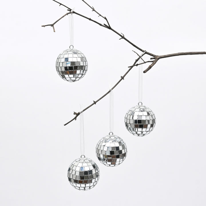 Glass Mosiac Hanging Ball Ornaments
