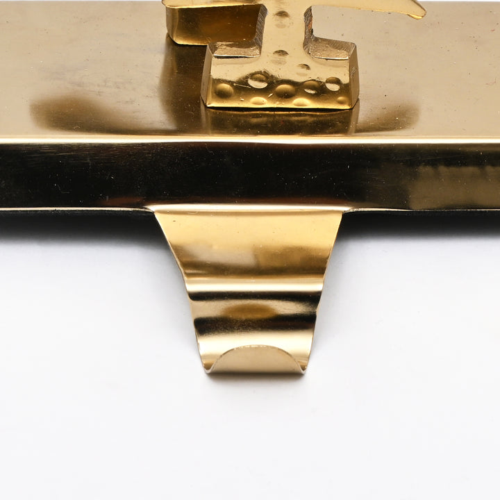 Gold Christmas Tree Stocking Holder