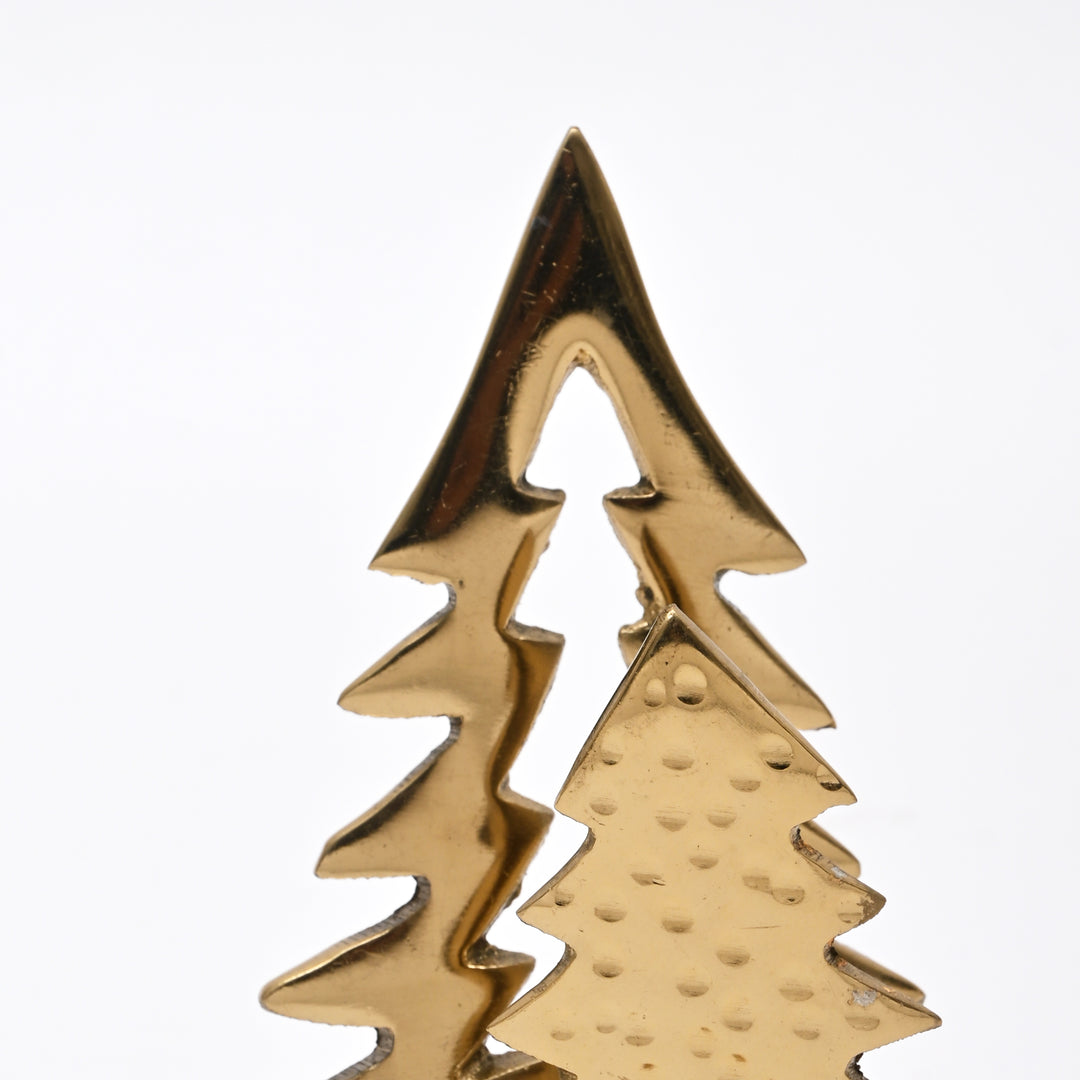Gold Christmas Tree Stocking Holder