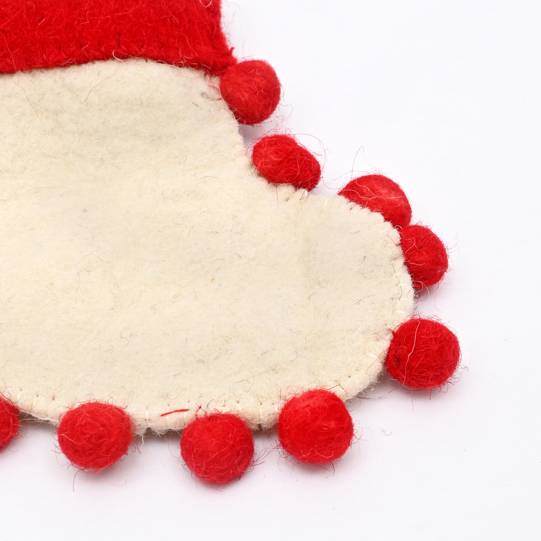 Mini Christmas Stocking Decor | Holiday Hanging Ornament