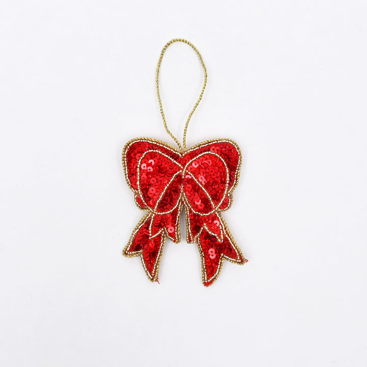 Christmas Hanging Felt Ornament | Red
