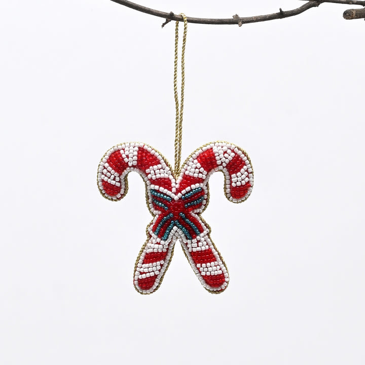 Decorative Hanging Candy Cane Ornament | Christmas Décor