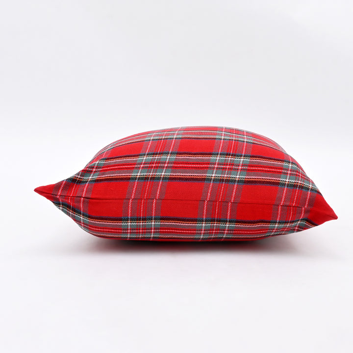 Decorative Pillow | Poly Dupion Pillow with Embroidery, 18x18"