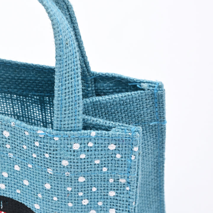 Christmas Gift Bag | Laminated Printed Gift Bag | Ice Blue