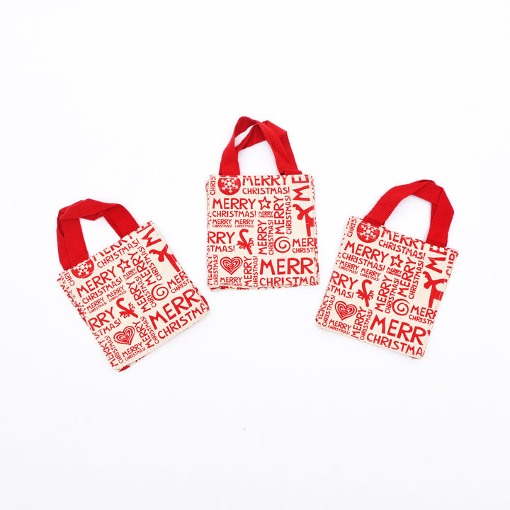 Christmas Gift Bag | Printed Gift Bag | 6x6x4"