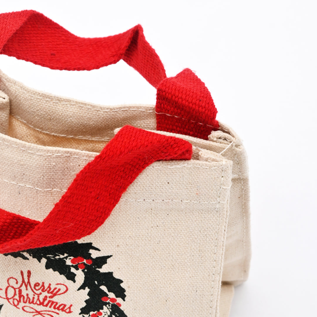 Christmas Gift Bag | Printed Gift Bag | 6x6x4"